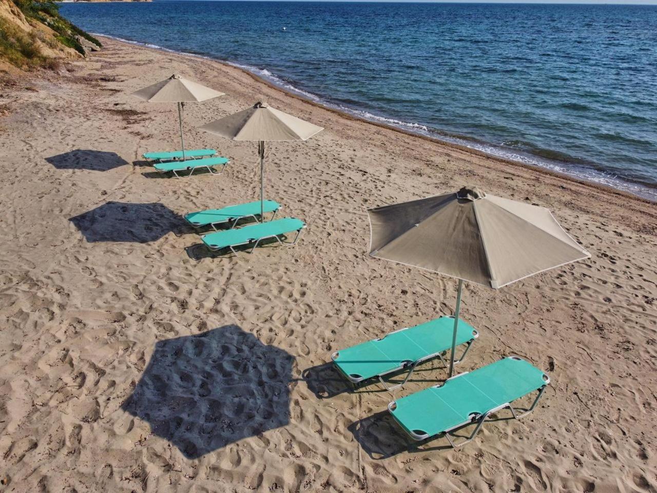 Summerday Villa Private Beach เนอาอิรากลีอา ภายนอก รูปภาพ